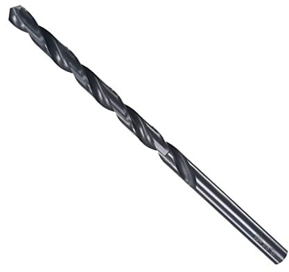 CoCud Twist Drill Bits, 9mm Drilling Diameter, Black Oxide High Speed Steel Extra Long Straight Shank - (Applications: for Stainless Steel Alloy Metal), 1-Piece