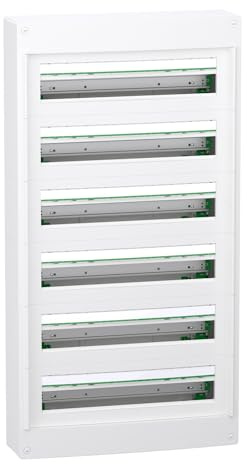 Coffret en saillie PrismaSeT XS Schneider Electric - 6 rangées - 24 modules - Sans porte
