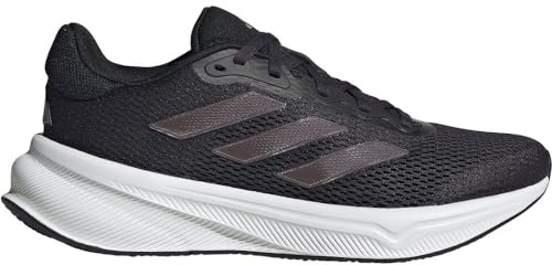 adidas Response Shoes, Scarpe da Corsa Donna, Aurora Black/Aurora Met/Wonder Orchid, 39 EU