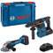 Bosch Professional Combo-kit GWS 18V-10 P + GBH 18V-26 (avec 2 batteries ProCORE18V 5.5Ah, chargeur GAL 1880 CV, dans L-BOXX)