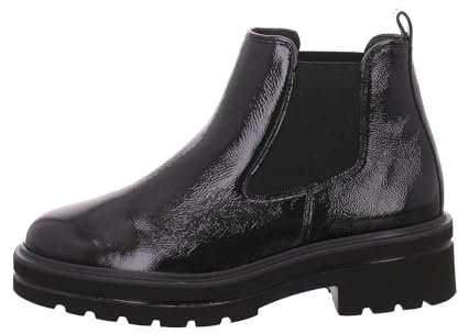 Paul Green Stiefelette 8114-024, Lack/Brush, Schwarz, Damen EU 5/38