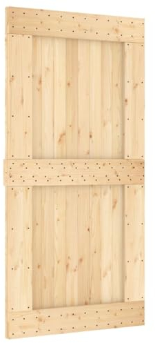 vidaXL Porta NARVIK 100x210 cm in Legno Massello di Pino