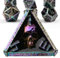 Mystery Skull Metall DND Würfel Set für Dungeons and Dragons, Cthulhu DCC Einzigartige Magie RPG Rollenspiel Zubehör Geschenke (farbig)