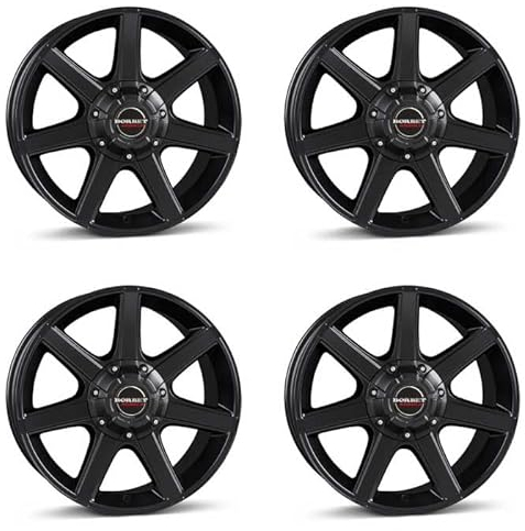 4x Borbet Felgen CWE 7.0x16 ET30 5x127 black matt kompatibel mit Jeep Wrangler