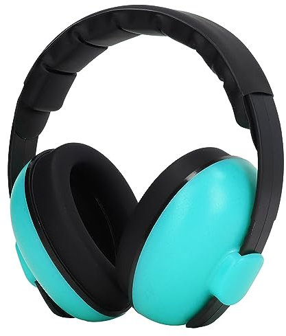 Cuifati Hearing Earmuffs for Noise Reduction - NRR 31dB Sound Blocking Safety Ear Muffs Mint Green Ear Defender for Adult Shooting Mowing Autism Hunting Construction