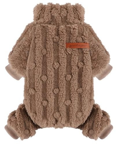 Dog Sweater for Small Dogs, XXS Dog Sweaters Turtleneck Dog Pajamas Jumpsuits, Extra Small Dog Clothes Chihuahua Sweater for Girl Boy, Cold Weather Puppy Onesie Dog Outfits Apparel for Yorkie Teacup