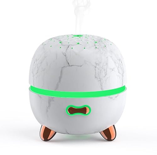 Pinci Essential Oil Diffuser, 120ml Small Aromatherapy Diffuser, Ultrasonic Diffusers for Essential Oils, Cool Mist Humidifier with 7 LED Color Changing Light and Auto-Off Safety, for Office Home