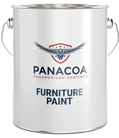 PANACOA Möbelfarbe Holzfarbe Holzlack Möbellack ohne Schleifen l Silbergrau 2,5L