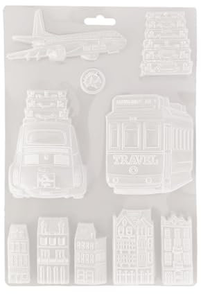 Stamperia K3PTA4585 Soft Mould A4, Grey, 14,8 x 21 x 1,1 cm