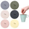 6pcs Silicone Lids for Cups Silicone Cup Covers 6color Food Grade Airtight Seal Lids for Mugs Reusable Mug Cover Universal Cup Lids for Coffee and Tea Cup Lids