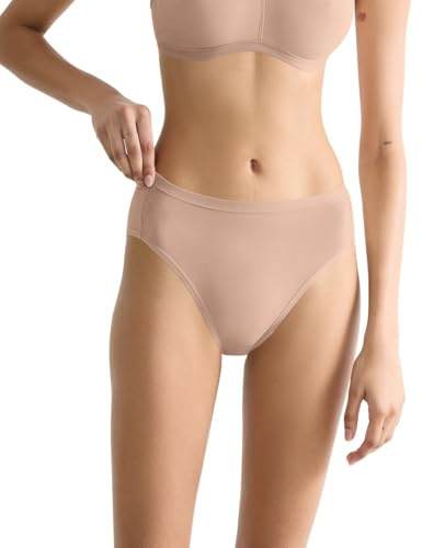 Sloggi - GO Daily Cotton Damen Tai Slip – 3er Pack, Hoher Baumwollanteil, Taillenband mit Glanzeffekt, Perfekte Passform