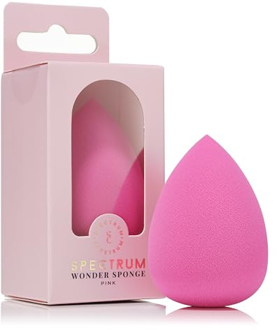 Spectrum Éponge de maquillage rose | Application impeccable du fond de teint et du correcteur