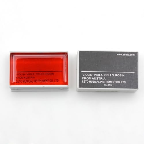 Aumotop Colophane à Archet Durable, Résine Grecque Augmentant la Friction, pour Violon, Alto, Violoncelle, Instrument à Cordes Frottées, Accessoire Musical de Taille Mini pour une Performance