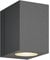 Lucande LED Wandlampe/Wandleuchte außen, 320° drehbar Wandstrahler spritzwassergeschützt IP54 7W Downlight grafitgrau