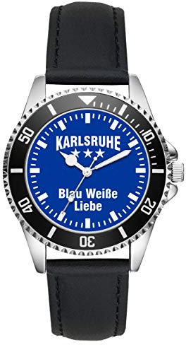 KIESENBERG Karlsruhe Geschenk Artikel Idee Fan Uhr L-6031