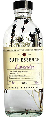 Fruits of Nature Lavender Bath Essence - 200ml - reviving and protecting dry, sore skin, leaving skin soft and cared for
