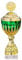 Henecka Pokal Serie Heidi, Gold-grün, mit Wunschgravur und auswählbarem Sport-Emblem, Größe 28,5 cm