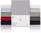 Blumtal® Premium Topper Spannbettlaken 200x200cm Jersey - Oeko-TEX zertifiziertes Spannbettlaken Topper 200x200 Baumwolle 100% - Spannbettlaken 200x200 Topper - Spannbettlaken für Topper - Dunkelgrau