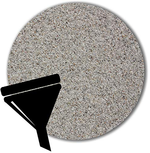 Anbobo Müller GmbH 25 kg Filtersand Filterkies hellgrau Filterquarzsand für Sandfilteranlagen Pool grau (0,5-1,0 mm)