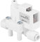 DEWIN Interruptor de Alta Presión para Bomba 1/4 DC 24V - RO Instaladores de Agua Tanque de Ósmosis Inversa - Acción de 0.25MPa, Presostato Bomba Agua, Regulador de Control de Presión