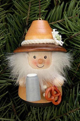 Christbaumschmuck Wackelmännchen Bayer Natur - 8 cm