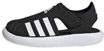 adidas Mixte bébé Closed-Toe Summer Water Sandals, Core Black / Cloud White / Core Black, 24 EU