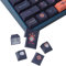 JakeTsai PBT Keycaps, 146 Keys Mictlan Double Shot Dye Sublimation Cherry Profile Keycaps Japanese Keycap Set for Cherry MX Switches US/UK Layout Mechanical Keyboards
