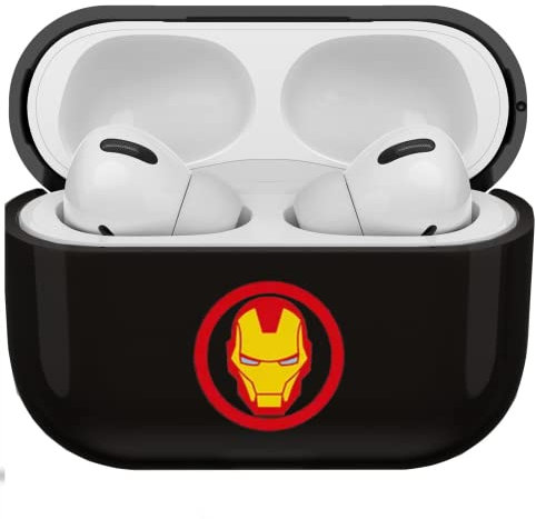 ERT GROUP Licensed Marvel Iron Man Case for Apple AirPods Pro in Ear Headphones