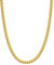 Evegfts Herren Kette Gold, 6MM Diamant Schnitt Herren Goldketten Miami Cuban Link Chain Halskette für Herren Damen Schmuck Geschenk für Herren Damen Jungen Mädchen Herrenkette Super Glänzend 66cm