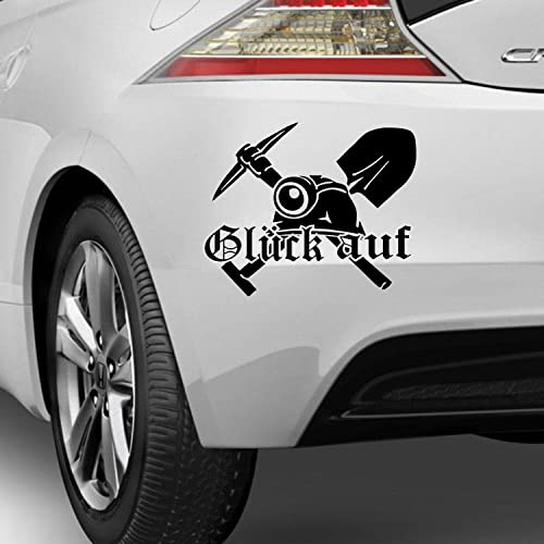 myrockshirt Ruhrpott Glück auf Bergbau Ruhrgebiet Aufkleber Sticker Autoaufkleber Größe+Farbe anpassbar!