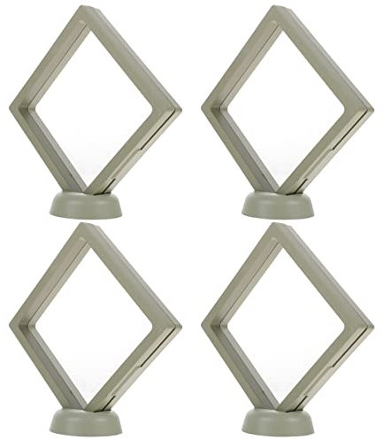 Toyvian 4sätze Figurenständer Minifiguren-vitrine Transparente Displaybox für Miniaturfiguren Spielzeug Aufbewahrungsbox Modell Vitrine