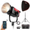 GVM 200W Video Beleuchtungsset, LED-Videobeleuchtungsstudio für APP/DMX-Steuerung, 45400 Lux/1M Dauerlicht-Kit für Filmaufnahme, 12 Lichteffekte, 2700K-6800