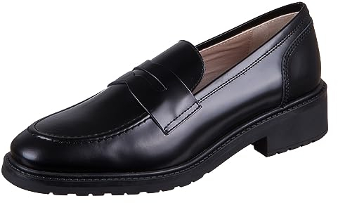 Unisa Slipper & Mokassin ELOY, Glattleder, Schwarz, Damen EU 40