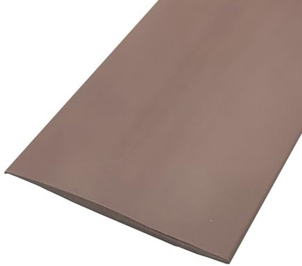 Bande de transition en PVC pour sol – 1 m x 5 cm auto-adhésive – Joints entre les espaces pour carrelage, bois, stratifié (marron)