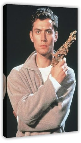 NFJUVX Jude Law Poster (33) Leinwandposter Schlafzimmer Dekor Sport Landschaft Büro Zimmer Dekor Geschenk Rahmenstil 40 x 60 cm