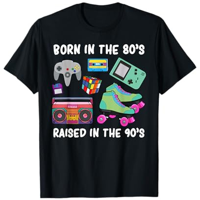Born The 80's Raised In The 90's Hip Hop Themed Party T-Shirt