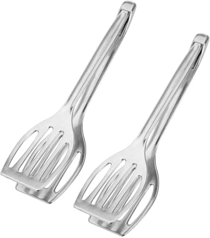 Westmark 2 in 1 Duetto – Spatula and Grill Tongs, 27.5 cm, Die-cast Aluminum – Silver