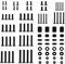 92pcs TV Bracket Screws, M4 M5 M6 M8 TV Mounting Hardware Kit, Includes Screw Washers & Spacers, Universal Vesa Screws Suitable for Most TV Wall Bracket and Monitor (Black)