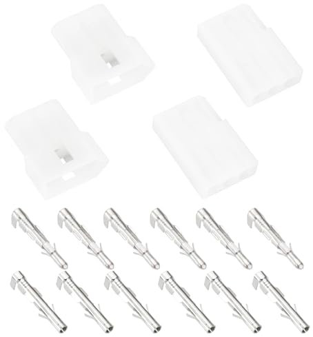 eMagTech 2Set 3 Poliger Steckersatz Stecker Und Buchse Passend für Blinkerschalter Oder Rücklicht Kompatibel mit KTM EXC LC4 Kompatibel mit Husaberg