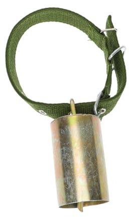 IMIKEYA Laute Eisen Weideglocke Mit Abhängeseil Große Bauernhof Tierglocke Für Rinder Schafe Robuste Nutztiere Glocke Zum Grasen