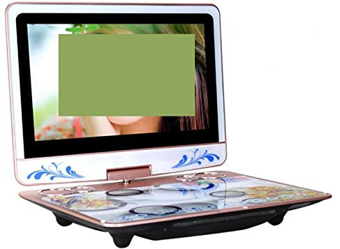 Lettore DVD portatile,Lettore DVD, Giochi portatili da 13 pollici 3D HD Grande schermo DVD EVD Player Mobile Theater Macchina Video Canto con scheda TV Altoparlante MP3 Gioco Musica ,per la casa, l'au