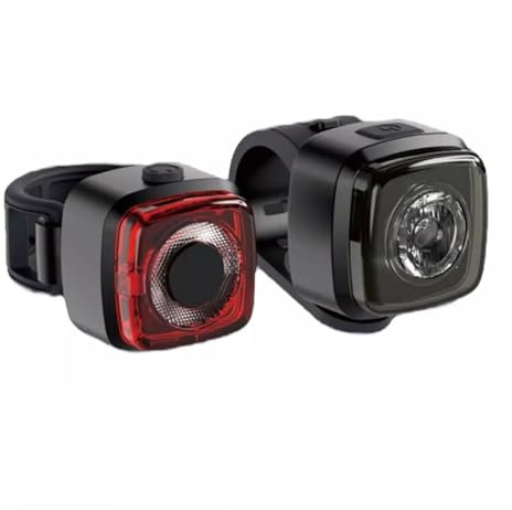 mnGreenX® LED-Fahrradlicht-Set – StVZO-zugelassen | USB-C Ladeanschluss | IPX5 wasserdicht | Front- & Rücklicht für maximale Sicherheit - superhell - IPX5