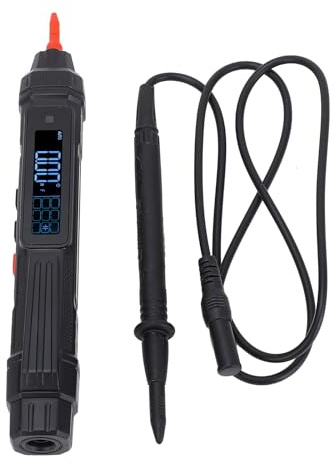 Stift-Multimeter, digitaler Spannungsprüfer, AC/DC-Spannung, Widerstand, Kondensator, Frequenz, Durchgang, Diodentester mit NCV-Taschenlampe, automatische Identifizierung für