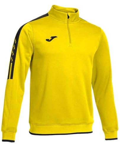 Joma Kinder-Thermo-Sweatshirt mit halbem Reißverschluss, 6XS-2XS, weiches Fleecefutter und hoher Kragen für Jungen, Olympia-Design