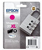 Epson C13T35934020 Magenta Tintenpatrone für Drucker, Magenta, Workforce Pro WF-4740DTWF, Workforce Pro WF-4725DWF, Workforce Pro WF-4720DWF, Alto, 20,3 ml