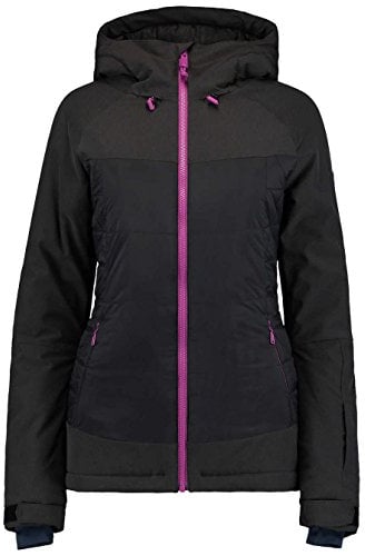 O'Neill Chaqueta de snowboard para mujer Crush, Dark Grey Melee, S