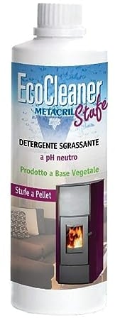 EcoCleaner Stufe Nettoyant et dégraissant pH neutre à base végétale pour cheminées et poêles à granulés, 500 ml