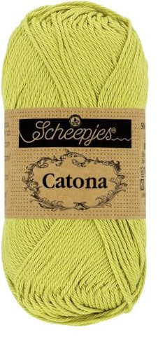 Scheepjes - Scheepjes Catona 512 Lime Yarn - 1x50g