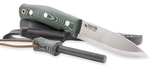 No.10 Swedish Forest Knife in Green Micarta with fire striker (stainless steel)