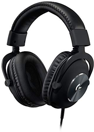 Logitech G PRO VR Auriculares Gaming para Oculus Quest 2, Oculus Ready, Cable personalizable, Controlador de audio para juegos PRO-G, Conexión auxiliar de 3.5mm de baja latencia - Negro